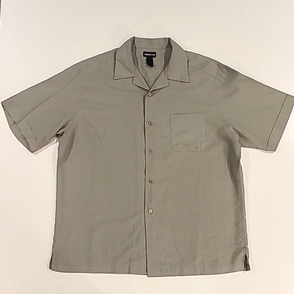 3/$20 Claiborne Green Plaid Button Up Shirt - Picture 3 of 4